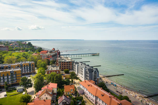 istock Aerial: The coastline of Zelenogradsk 1334606063