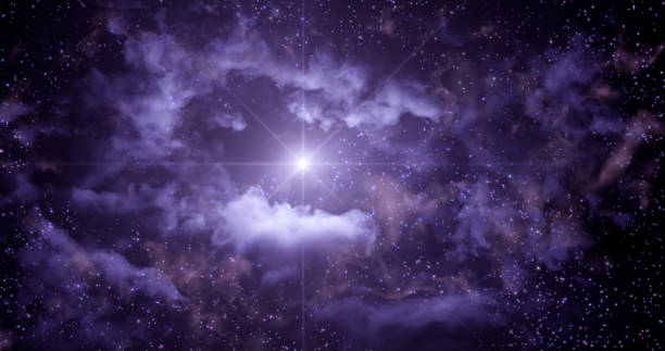 istock 3d rendering. Space wallpaper and background. Universe with stars, constellations, galaxies, nebulae and gas and dust clouds 1334606590