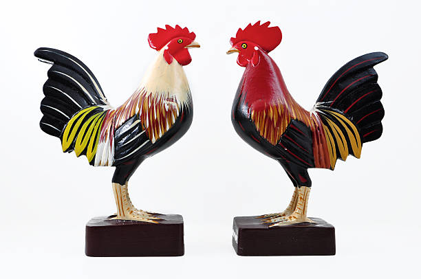 istock Isolated Wooden Rooster 133460772