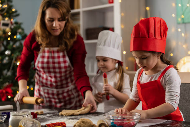 istock Preparing the dough for gingerbread cookies 1334609876