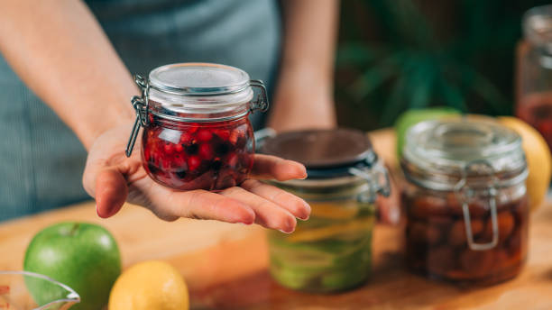 istock Jar with Fermented Fruits 1334611890