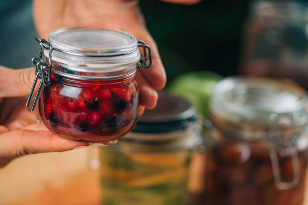 istock Jar with Fermented Fruits 1334611945