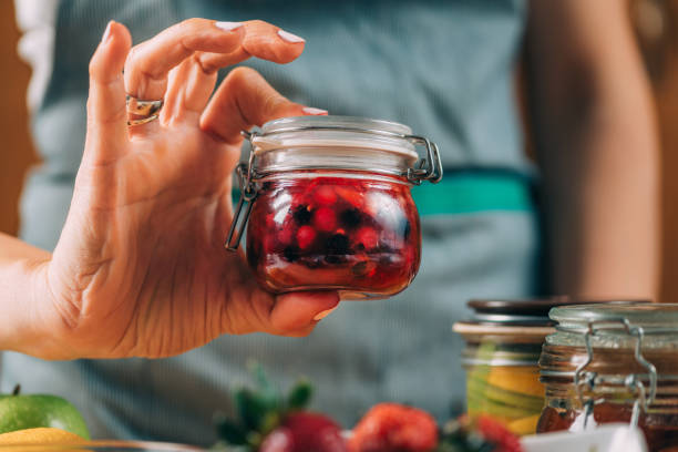 istock Jar with Fermented Fruits 1334612486