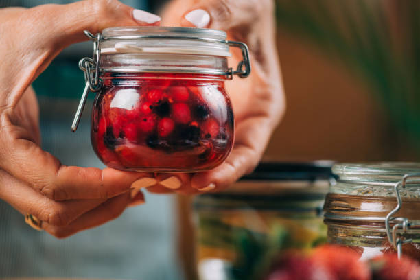 istock Jar with Fermented Fruits 1334612541