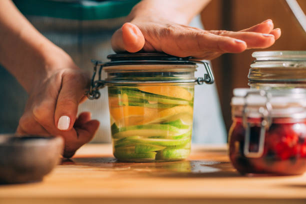 istock Jar with Fermented Fruits 1334612903