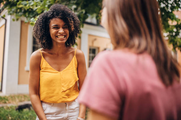 istock Women talking outdoors 1334623362