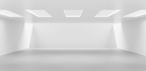 istock White interior room wall background and abstract light modern home floor empty architecture design on indoor blank space decoration backdrop display with contemporary concept. 3D rendering. 1334627944