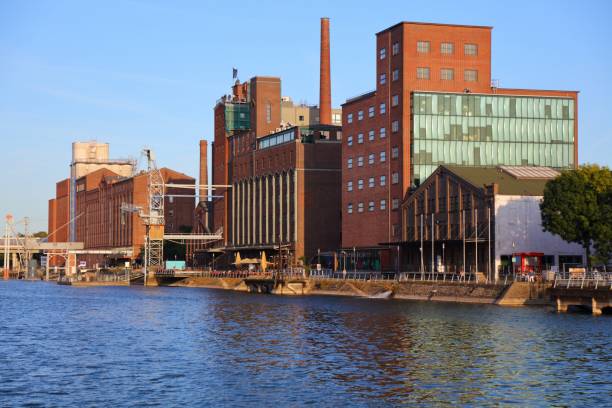 istock Duisburg Inner Harbour in Germany 1334632923