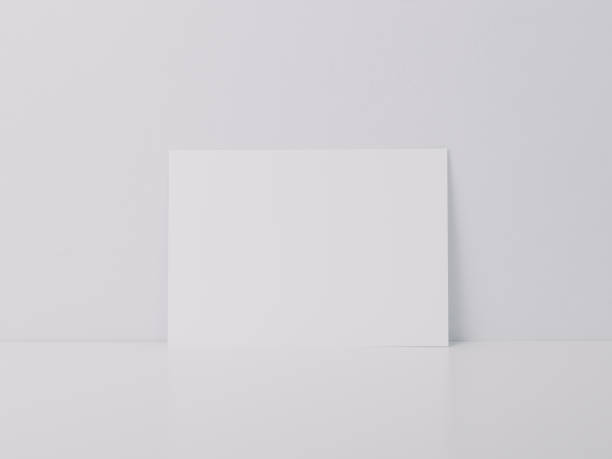 istock Paper mockup, A4 flyer poster template, Minimalist styled 1334641373