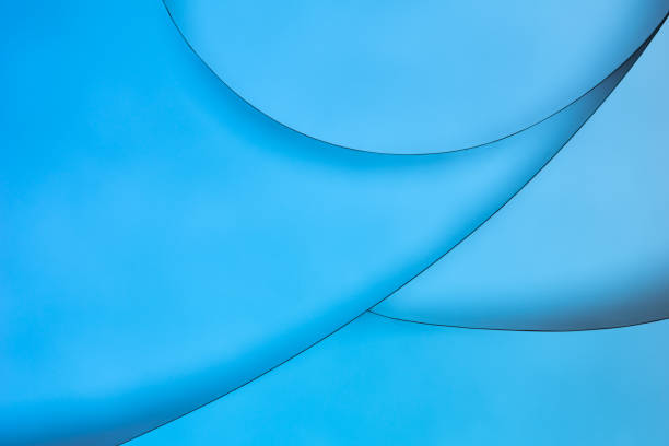 istock Abstract blue gradient color and black curve line background 1334653051