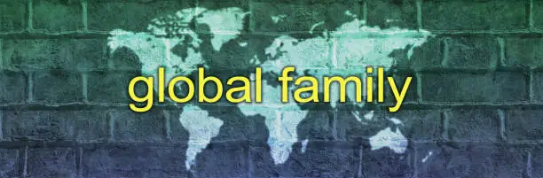 Photo of Together we are a Global Family campaign banner