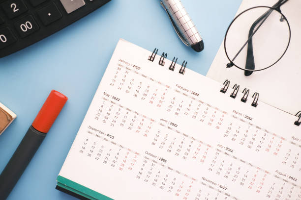 istock 2022 January month on calendar on office desk 1334655670