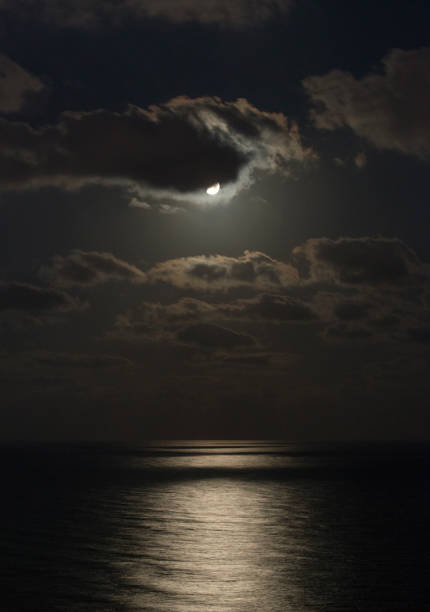 istock Moon over the sea 1334665528