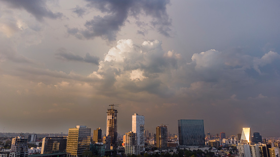 A cloudy afternoon in Mexico City