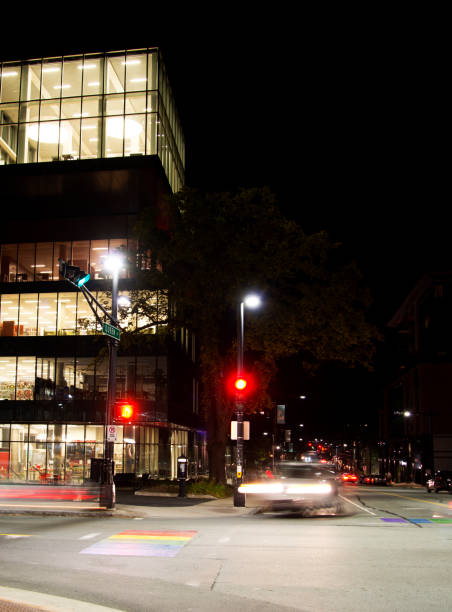 istock Halifax Central Public Library in the night. 1334674631