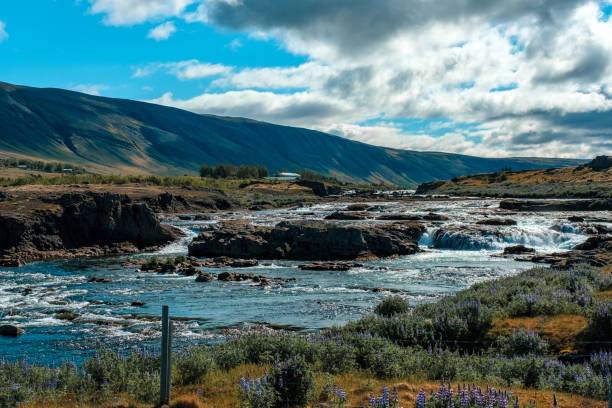istock River, mountains, and sky in Iceland 1334675886