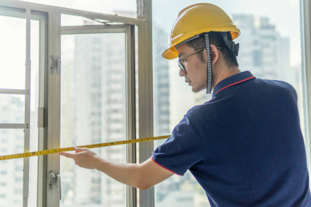istock Asian male engineer working with helmet at renovation sites 1334682845