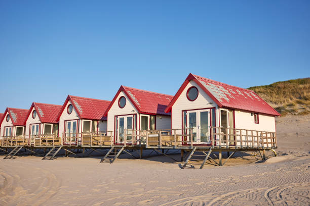 istock Houses on the beach 1334685791