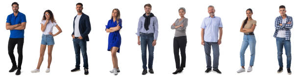 istock Group of casual people 1334688495
