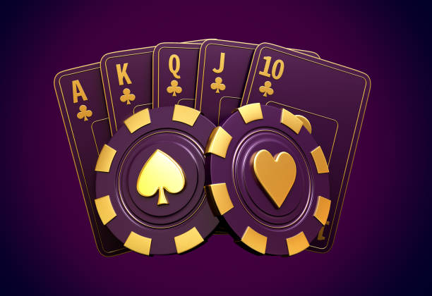 istock Casino chip poker cards 1334689398