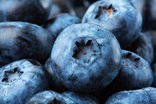 istock Blueberries background. Close up ripe blueberries macro shot 1334689874