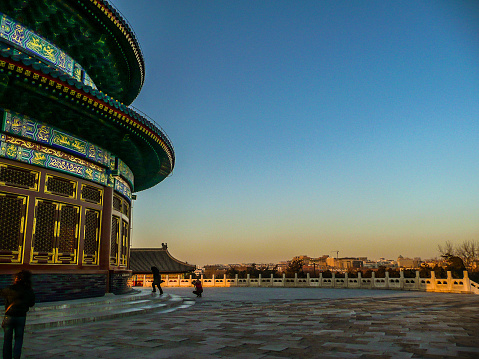 Summer palace in winter in China