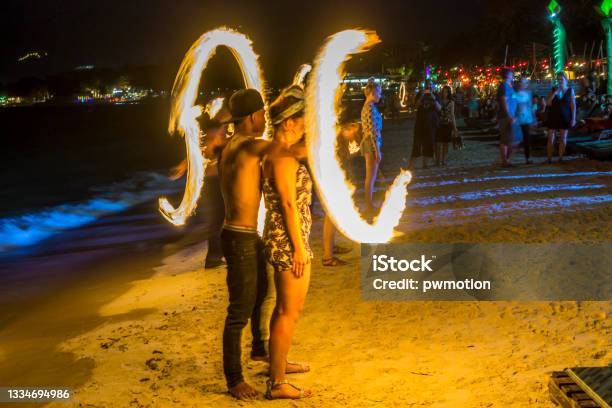 Chaweng Beach Ko Samui Thailand Asia Stock Photo - Download Image Now - Ko Samui, Night, Adult