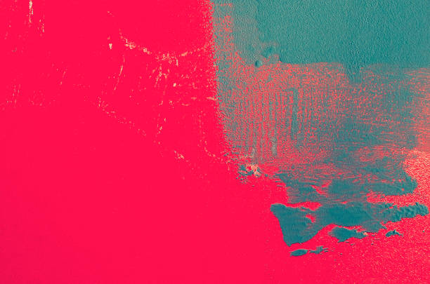 istock Fragment of plaster wall. Pink color. 1334706901