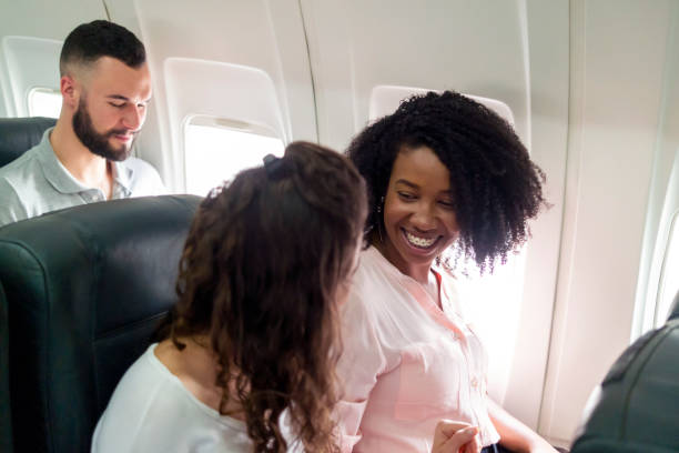 istock Two young women flying 1334709101