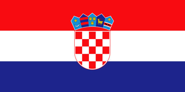 istock Republic of Croatia Europe Flag 1334728417