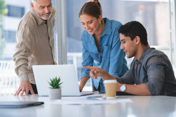 istock Group of business people working. 1334729693
