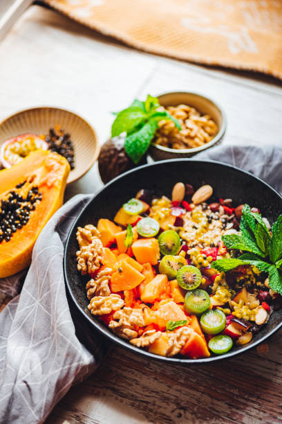 istock Papaya Superfood Breakfast Bowl 1334730626