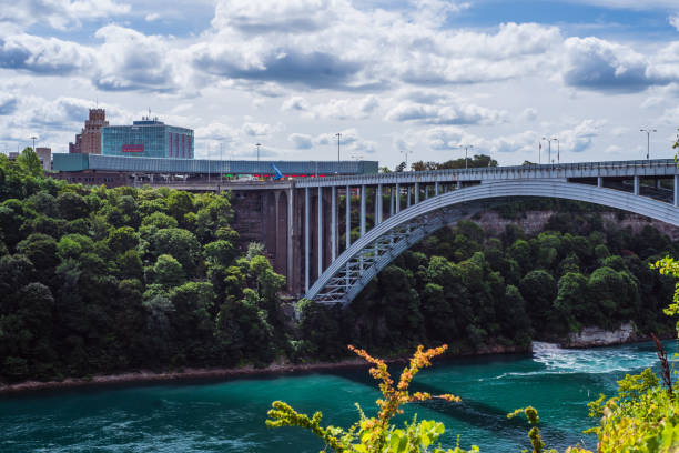 istock American Side of the Rainbow International Bridge in Niagara Falls, Ontario, Canada 1334731440