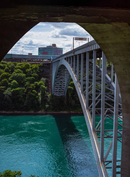 istock American Side of the Rainbow International Bridge in Niagara Falls, Ontario, Canada 1334731455