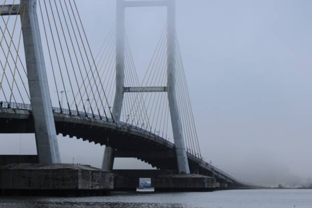 istock Morning Dew in Kendari Bay Bridge 1334738359