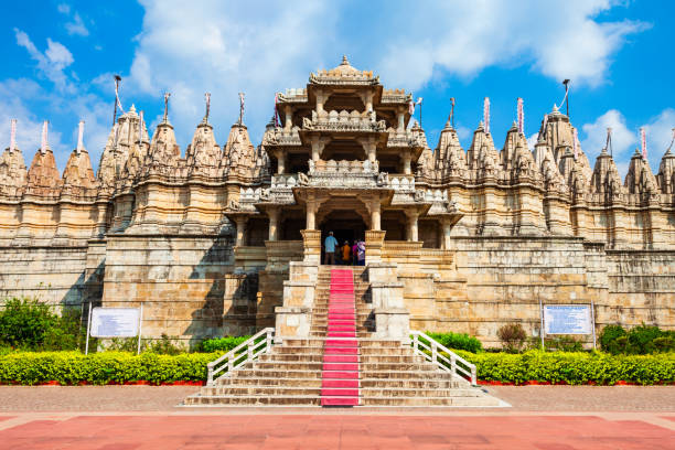 istock Ranakpur Jain temple in Rajasthan, India 1334740239