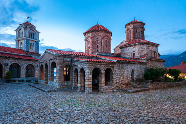istock Saint Naum Monastery near Ohrid, Macedonia 1334740326