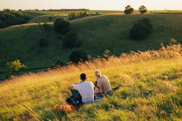 istock Unrecognizable Family Enjoying the View on the Hill 1334742432