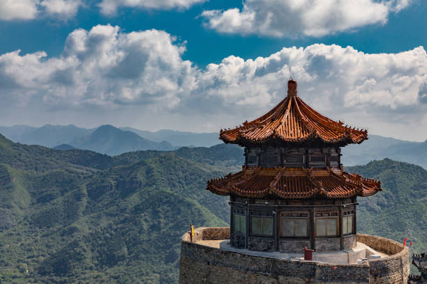 góra yaji, święta ziemia taoizmu w północnych chinach - taoist charm zdjęcia i obrazy z banku zdjęć