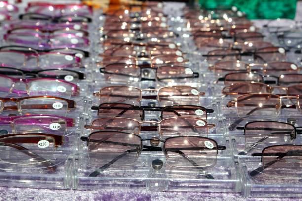 istock glasses for close up view in rows many eye glasses 1334745322