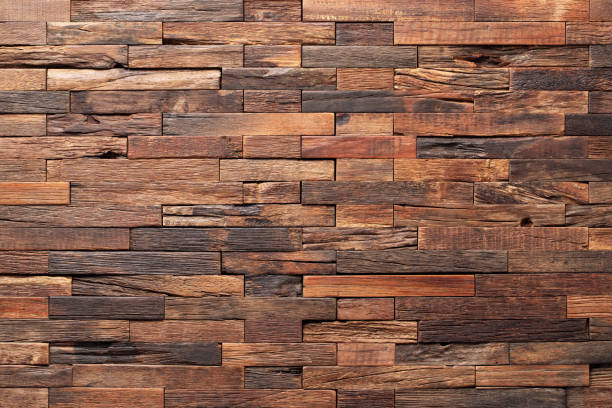 istock brown wood wall texture, rustic wood background 1334745381