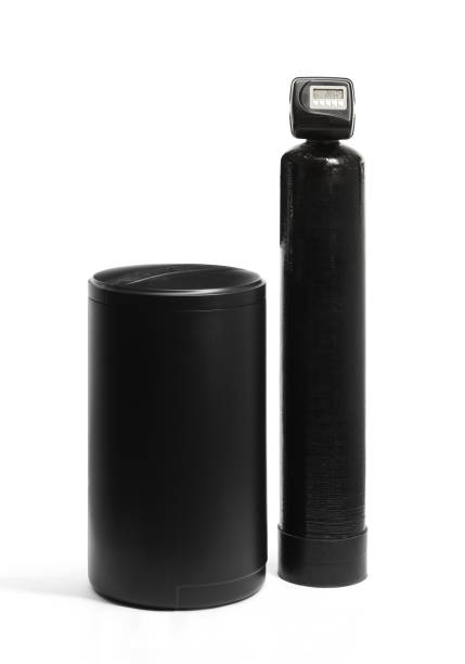 istock A water softener and brine tank on white 1334745960