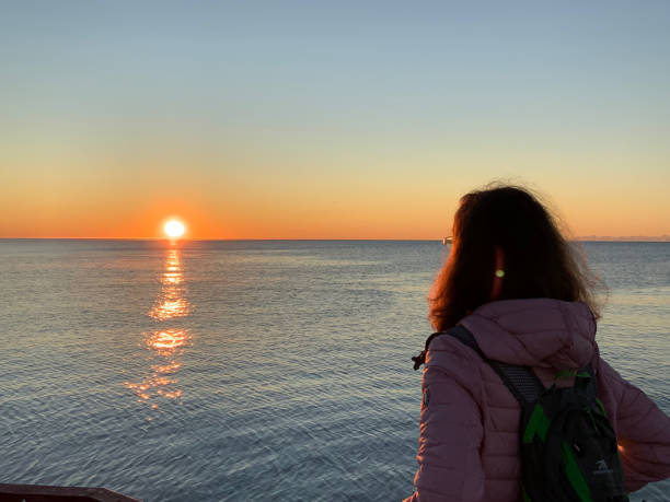 istock Contemplation of the raising sun 1334745997