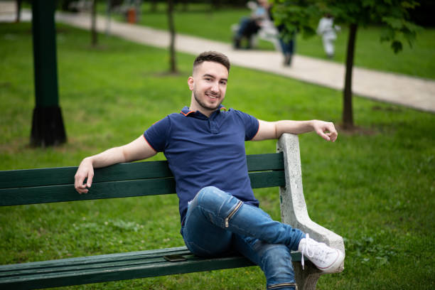 istock Handsome Young Man Looking at the Camera 1334750266