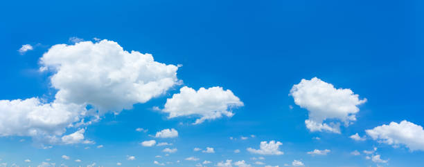 istock Beautiful panorama blue sky and clouds with daylight natural background. 1334758114