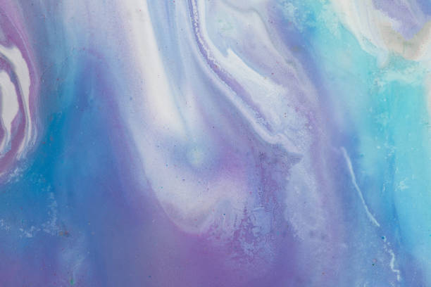 istock Colorful abstract liquid pattern background.color mixing paint.marble texture 1334760433