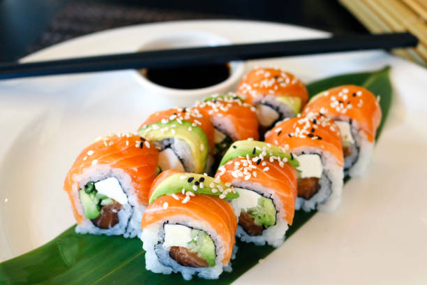 istock Traditional Japanese Food Sushi Roll 1334760478