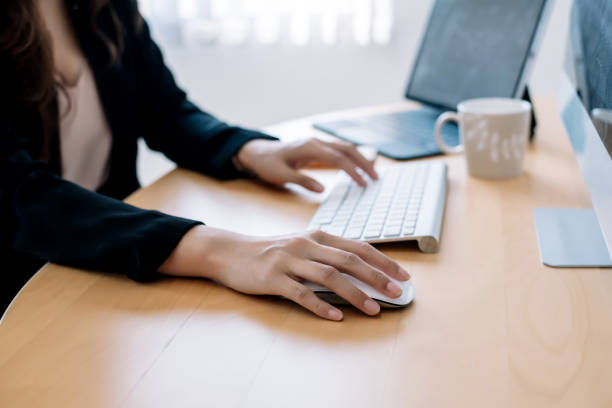 Free Stock Photo of Computer Keyboard and Mouse on Desk | Download Free ...