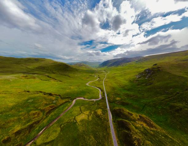 istock A93 from the air, Perth and Kinross, Scotland besides Shee Water 1334766495
