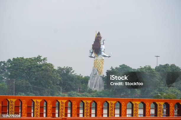 God Shiva Statue Rishikesh Haridwar Har Ki Pairi Ghat Stock Photo - Download Image Now